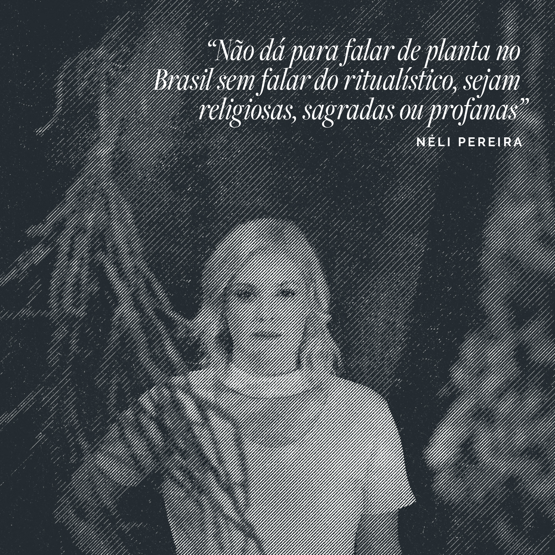&ldquo;N&atilde;o d&aacute; para falar de planta no Brasil sem falar do ritual&iacute;stico, sejam religiosas, sagradas ou profanas&rdquo;N&eacute;li Pereira