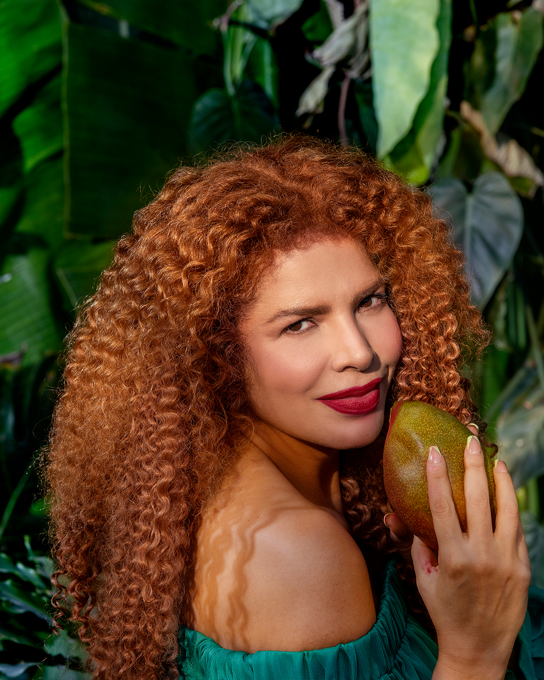 Retrato da cantora Vanessa da Mata.