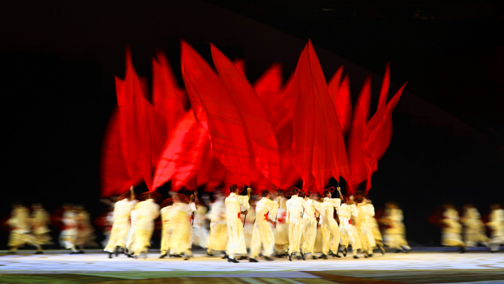 Cerim&ocirc;nia de abertura das ol&iacute;mpiadas do Rio.