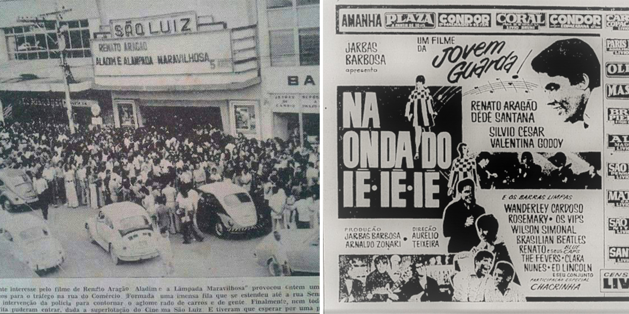 Recortes de jornal.