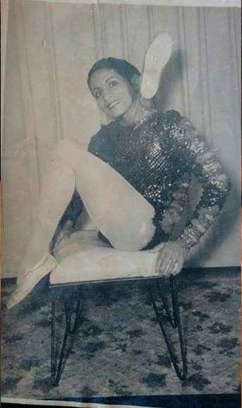 Fotografia antiga da m&atilde;e de Ded&eacute; Santana.