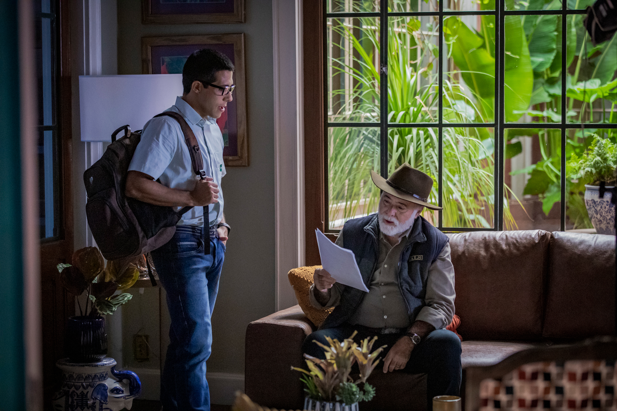 bastidores de grava&ccedil;&otilde;es da novela Terra e Paix&atilde;o