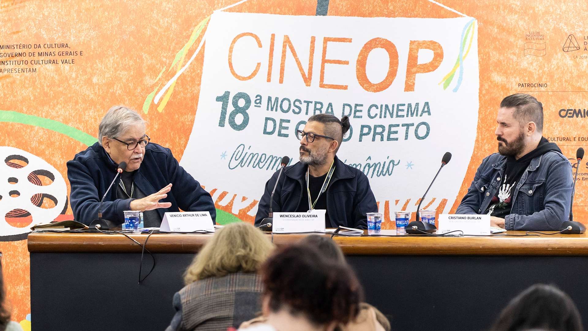 Cristiano Burlan na mostra de cinema de Ouro Preto, CINEOP.