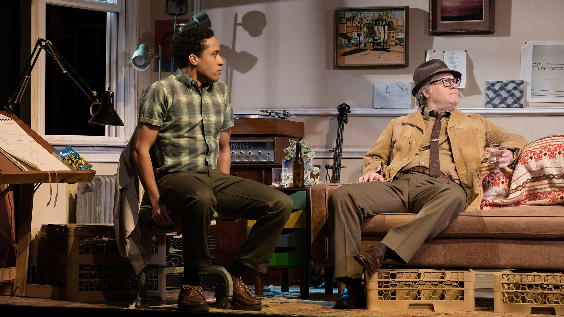 Cena da pe&ccedil;a !The Sign in Sidney Brustein's Window