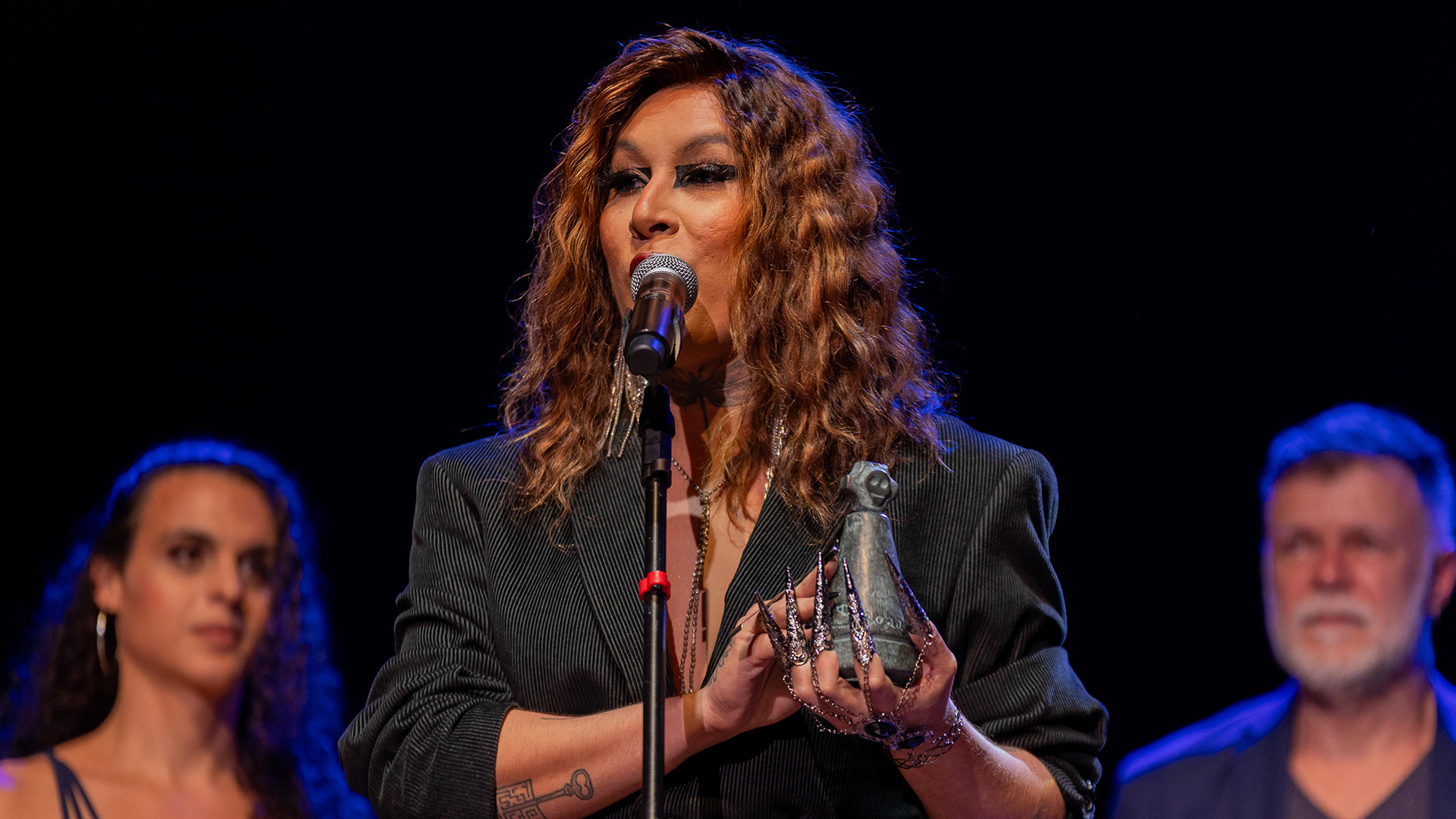 Ver&oacute;nica Valenttino no pr&ecirc;mio APCA.