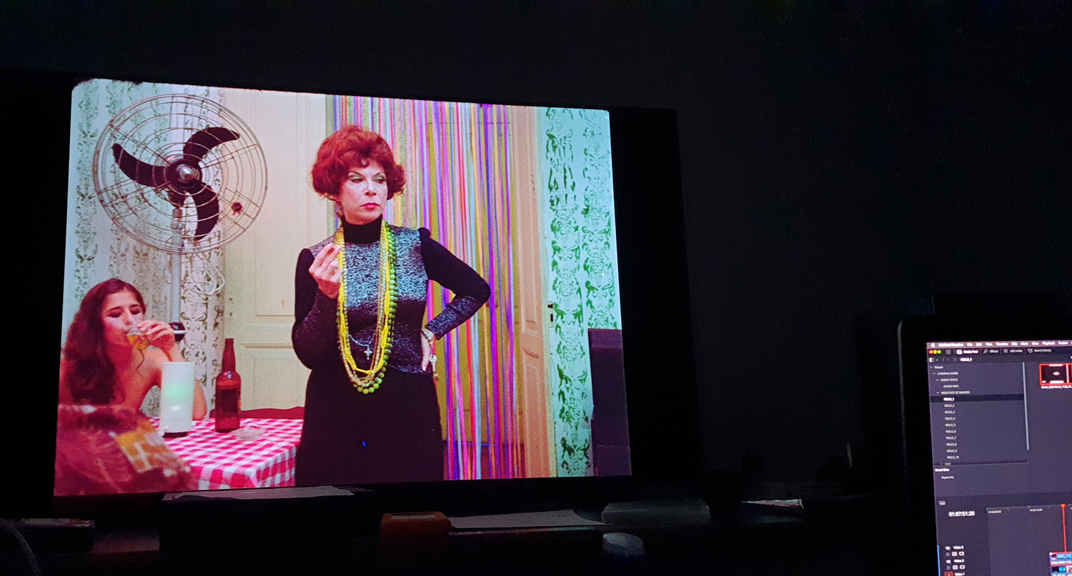 processo de restaura&ccedil;&atilde;o do filme 