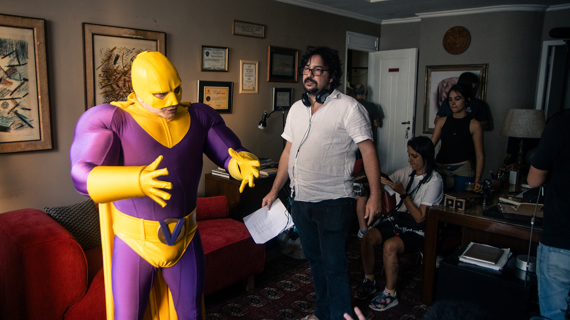 Bastidores das grava&ccedil;&otilde;es do filme 