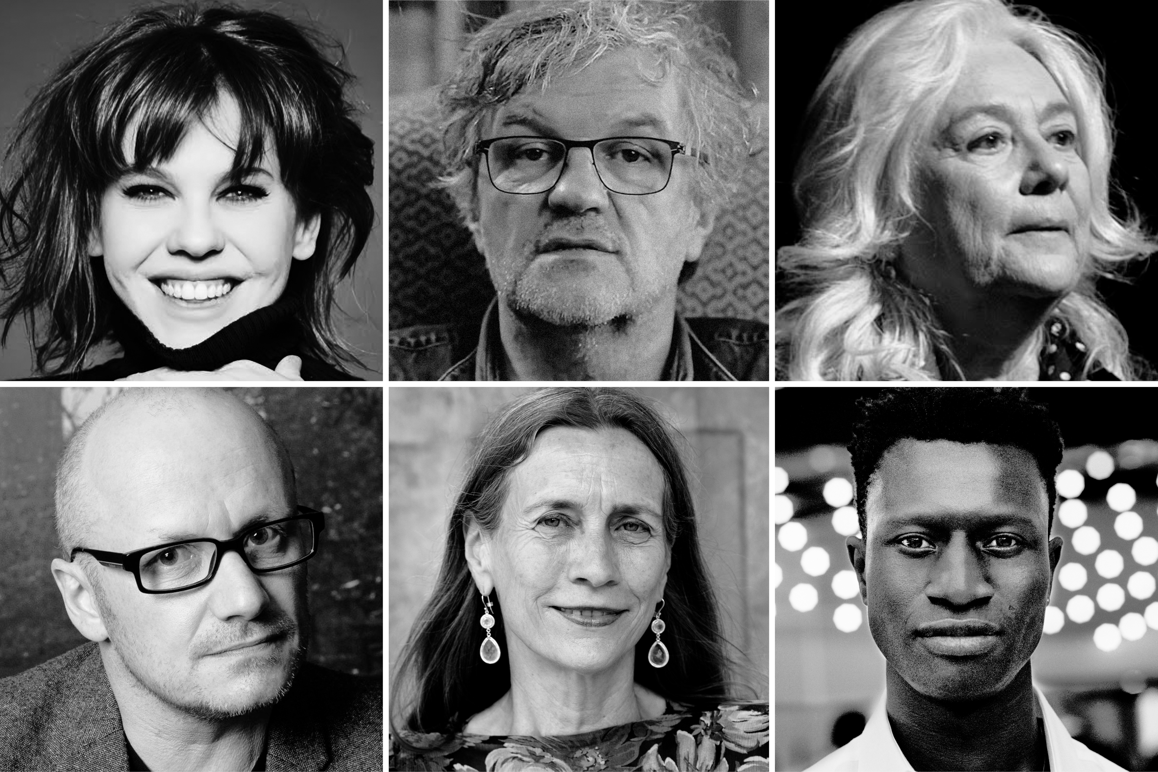 os-jurados-b&aacute;rbara-paz-emir-kusturica-enrica-fico-antonioni-lenny-abrahamson-mari&euml;tte-rissenbeek-e-welket-bungu&eacute;.