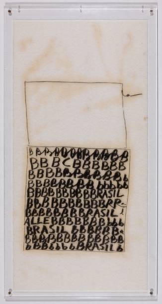 Mira Schendel, Sem título, 1965, 47 x 23 cm