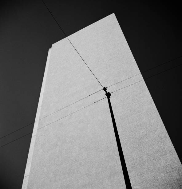 Fachada lateral do Ministério da Educação e Saúde, Rio de Janeiro, RJ, c. 1945.