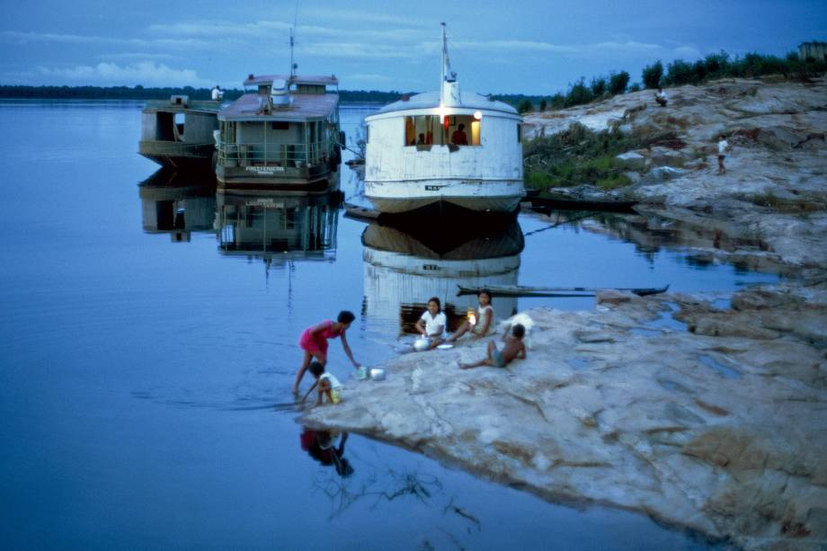 Expedição no Rio Negro, Amazonas, 1975