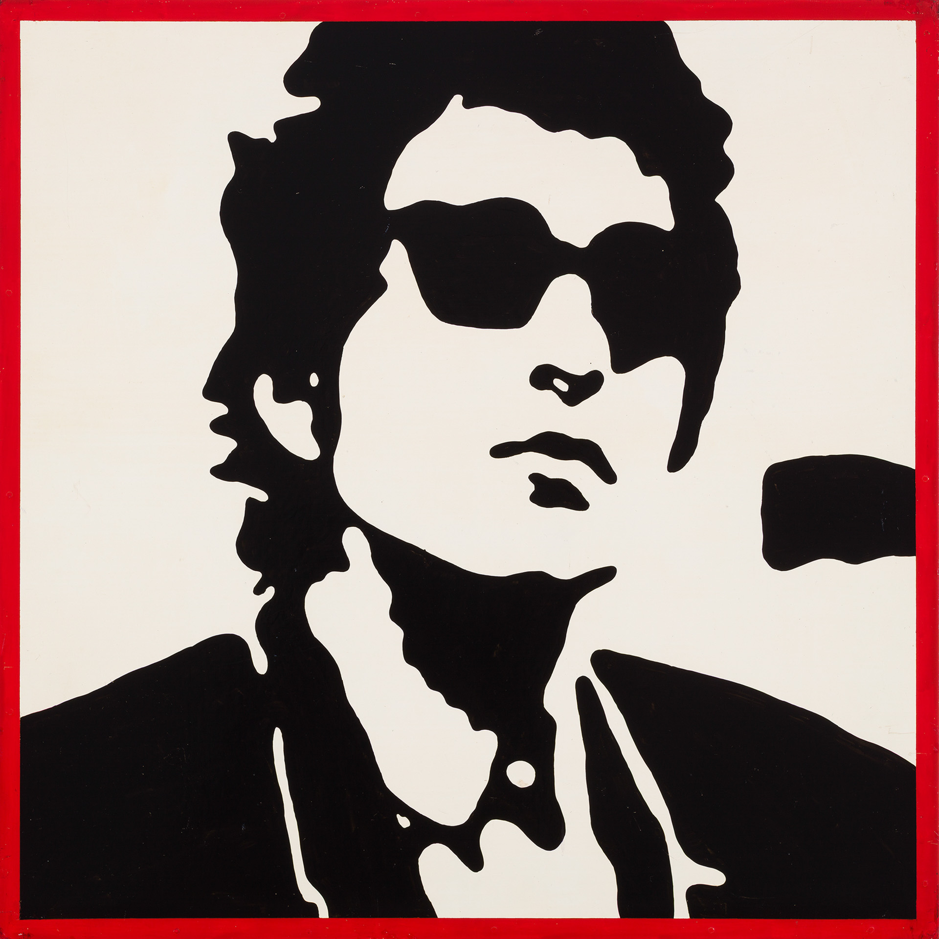 Claudio Tozzi Bob Dylan (1969) esmalte e tinta automotiva sobre aglomerado60 x 60 x 5,2 cmFoto: Isabella Matheus