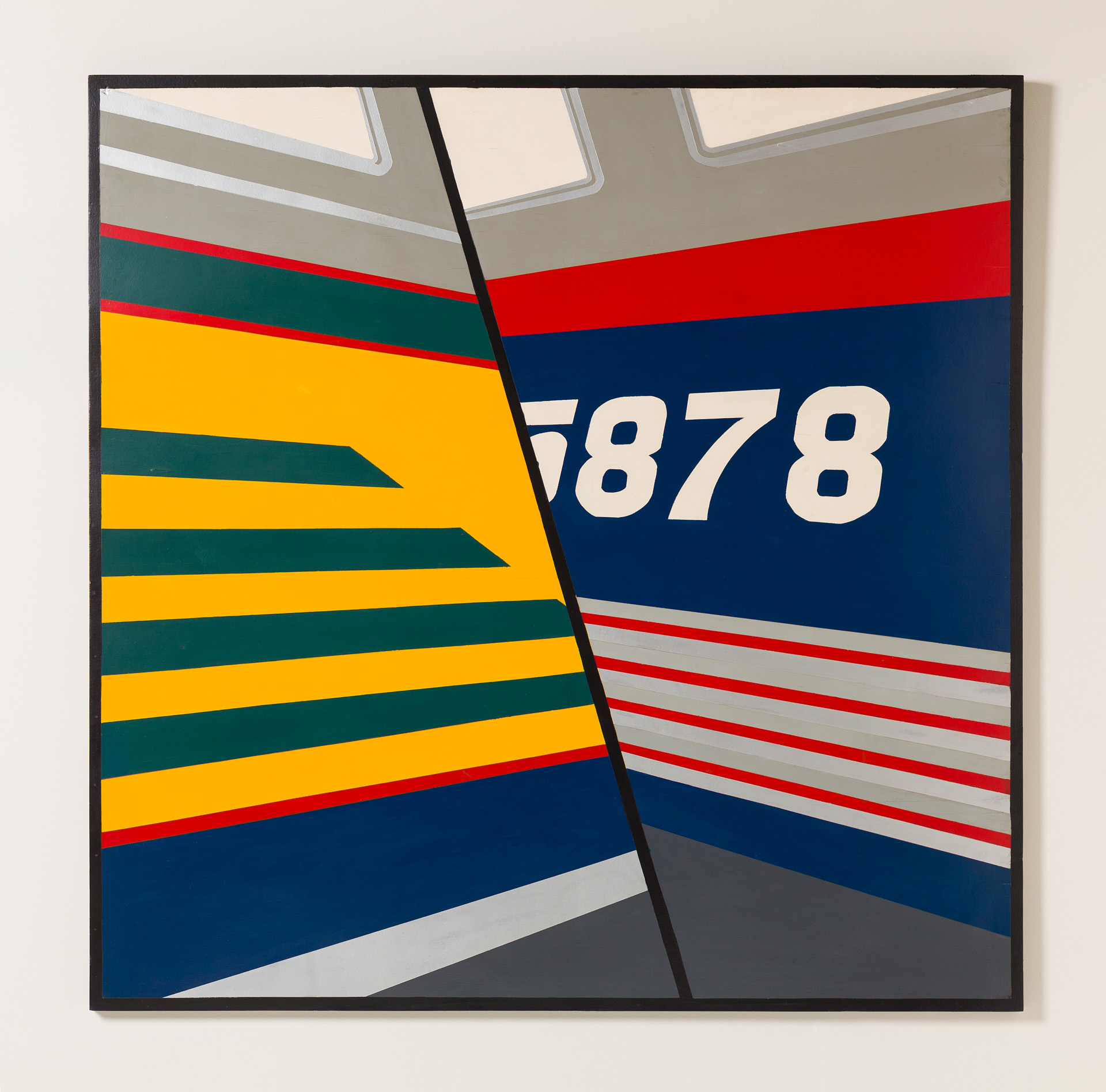 Raymundo ColaresLateral de &ocirc;nibus (1969) esmalte sobre compensado160 x 160 x 3,4 cm (Geral)