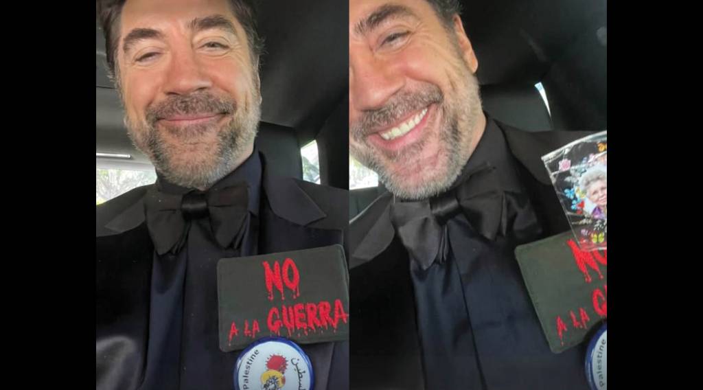 Oscar 2026: Javier Bardem faz protesto político pró-Palestina no tapete vermelho