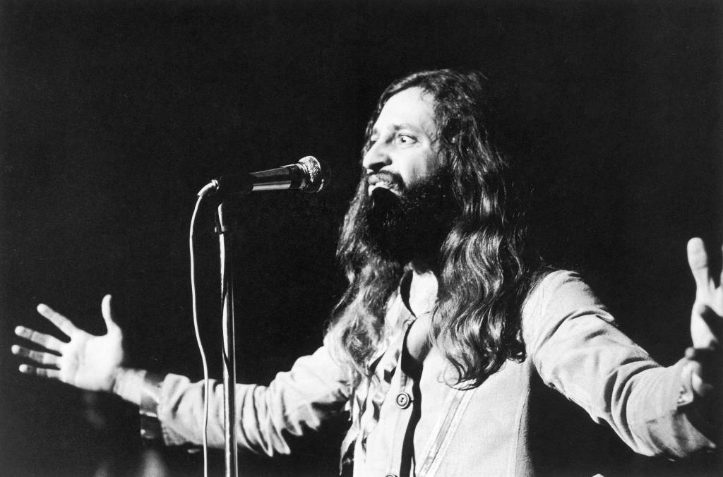 Alceu em 1975: paix&atilde;o pelo palco