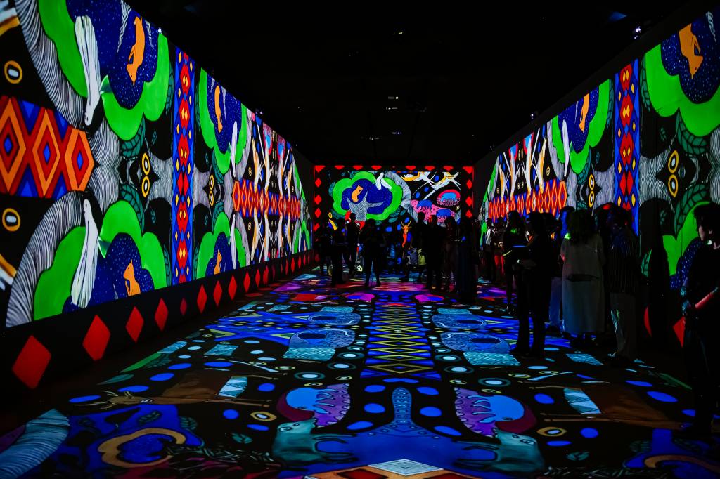 Sala imersiva: tecnologia e arte